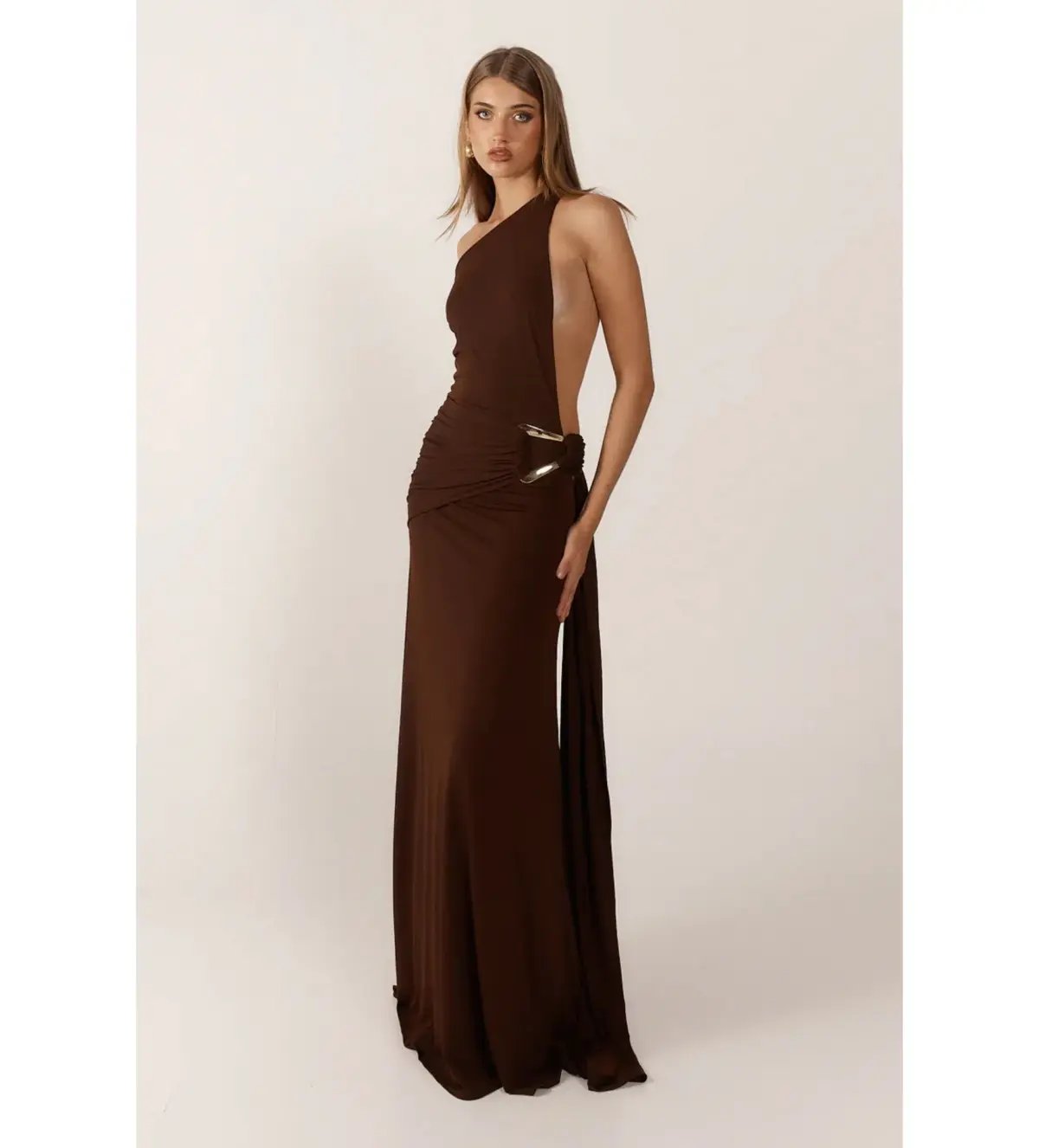 Ance Gria Gaia Gown Brown Size S AU 8 photo 2