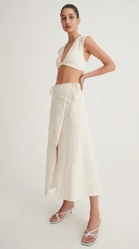 Hansen & Gretel Catalina Top Size 10 and Skirt Size 12 Set Sand photo 3