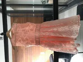 Maje Fit and Flare Cocktail Dress Pink Size 8 photo 4