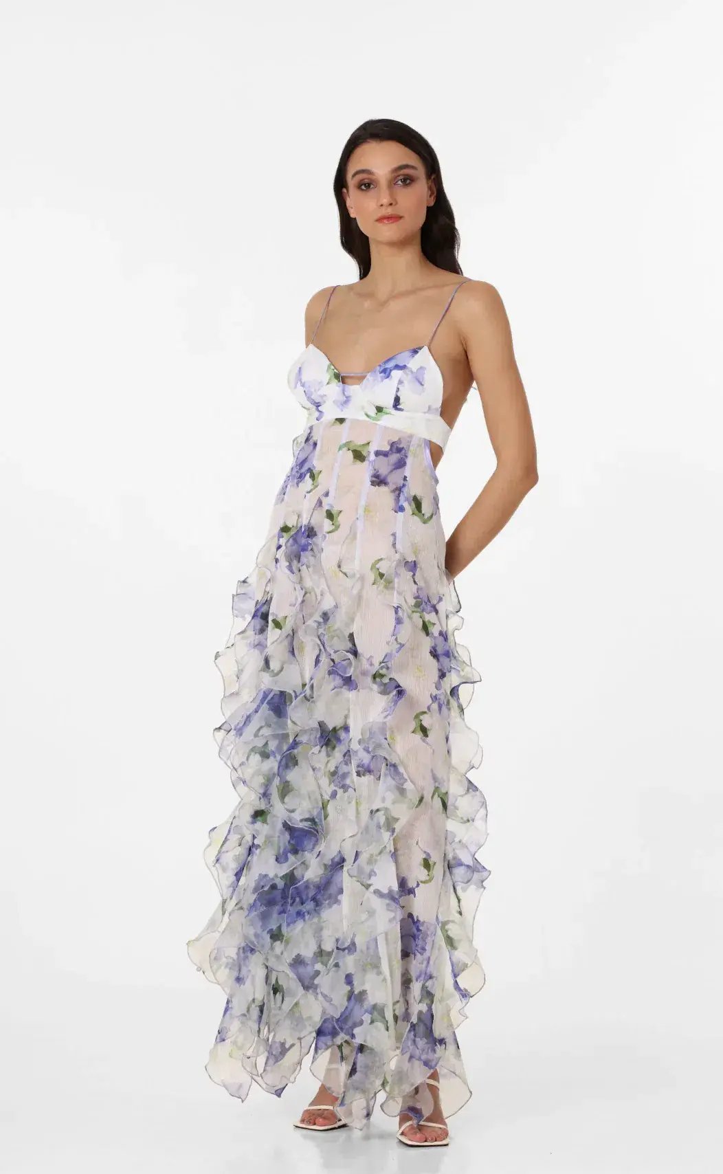 Menti Iris Flower Maxi Dress Floral Size XS / 6 photo 6
