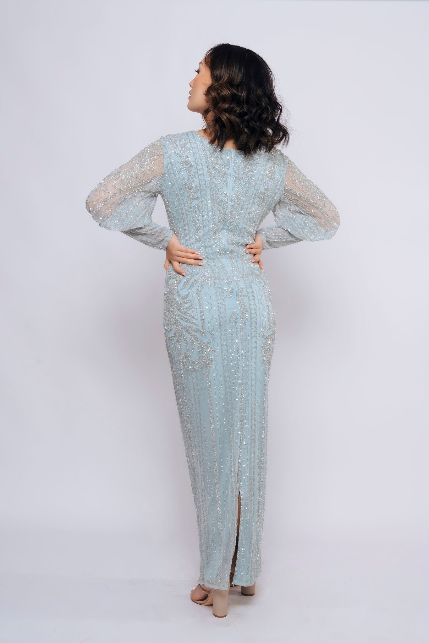 DIANA BELLE SLEEVE FULL BY MY SECRET WARDROBE BLUE photo 3