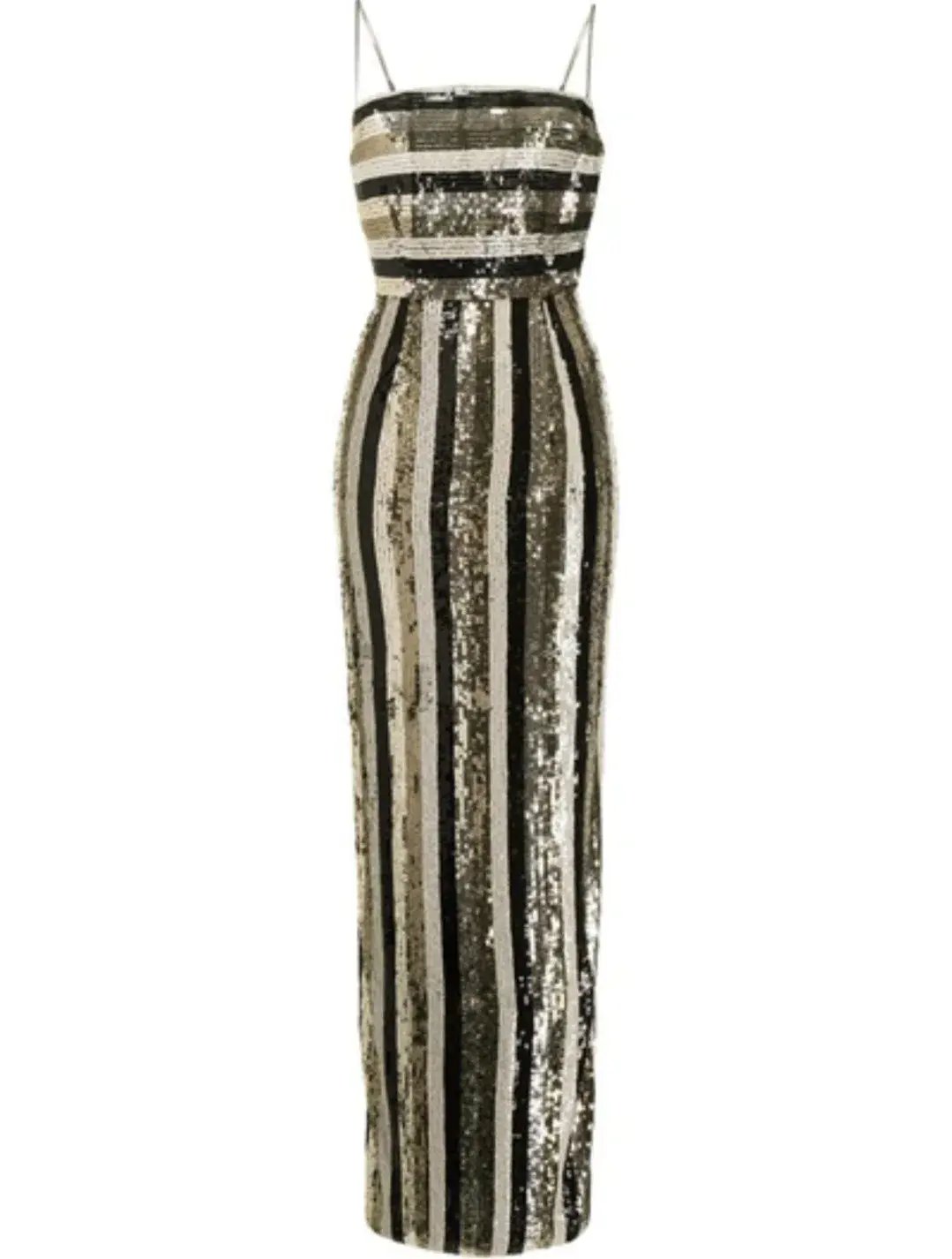 Rachel Gilbert Titan Gown Sequin Size 3 / AU 12 photo 6