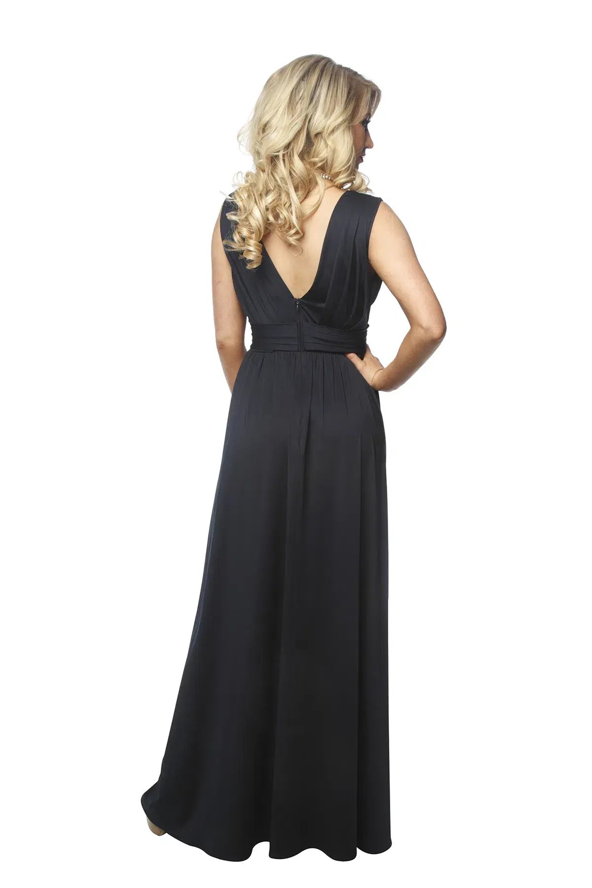 Langham Formal Dress Navy Size 16 photo 4