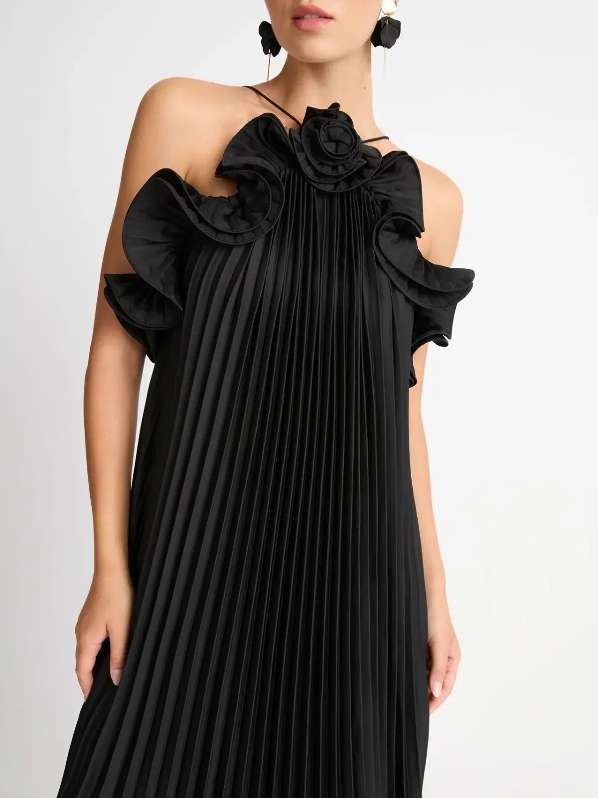 Sheike Eliza Maxi Dress Black Size 8 photo 2