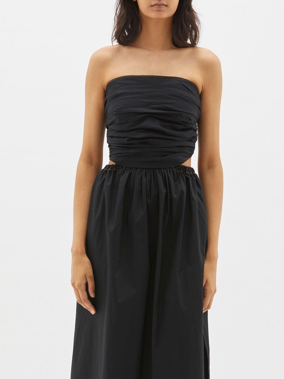 Bassike Strapless Cotton Dress photo 3