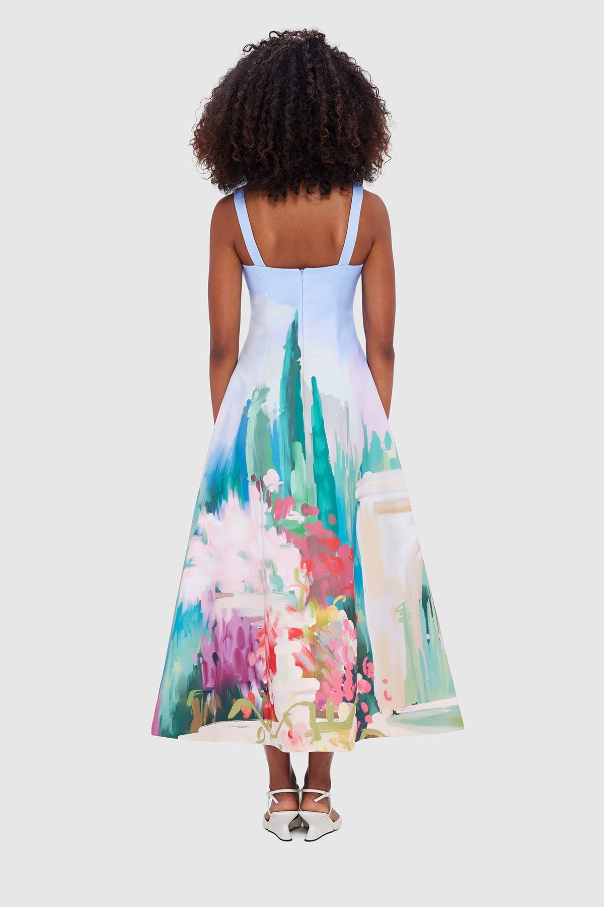 LEO LIN ODETTE MIDI DRESS - JARDIN PRINT photo 4