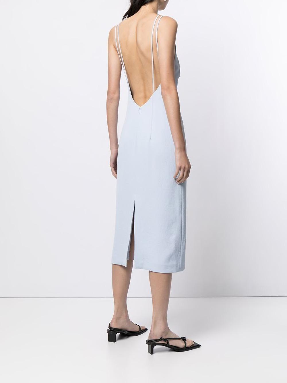 Dion Lee Whitewash Link Slip Dress Blue Size 10 photo 2