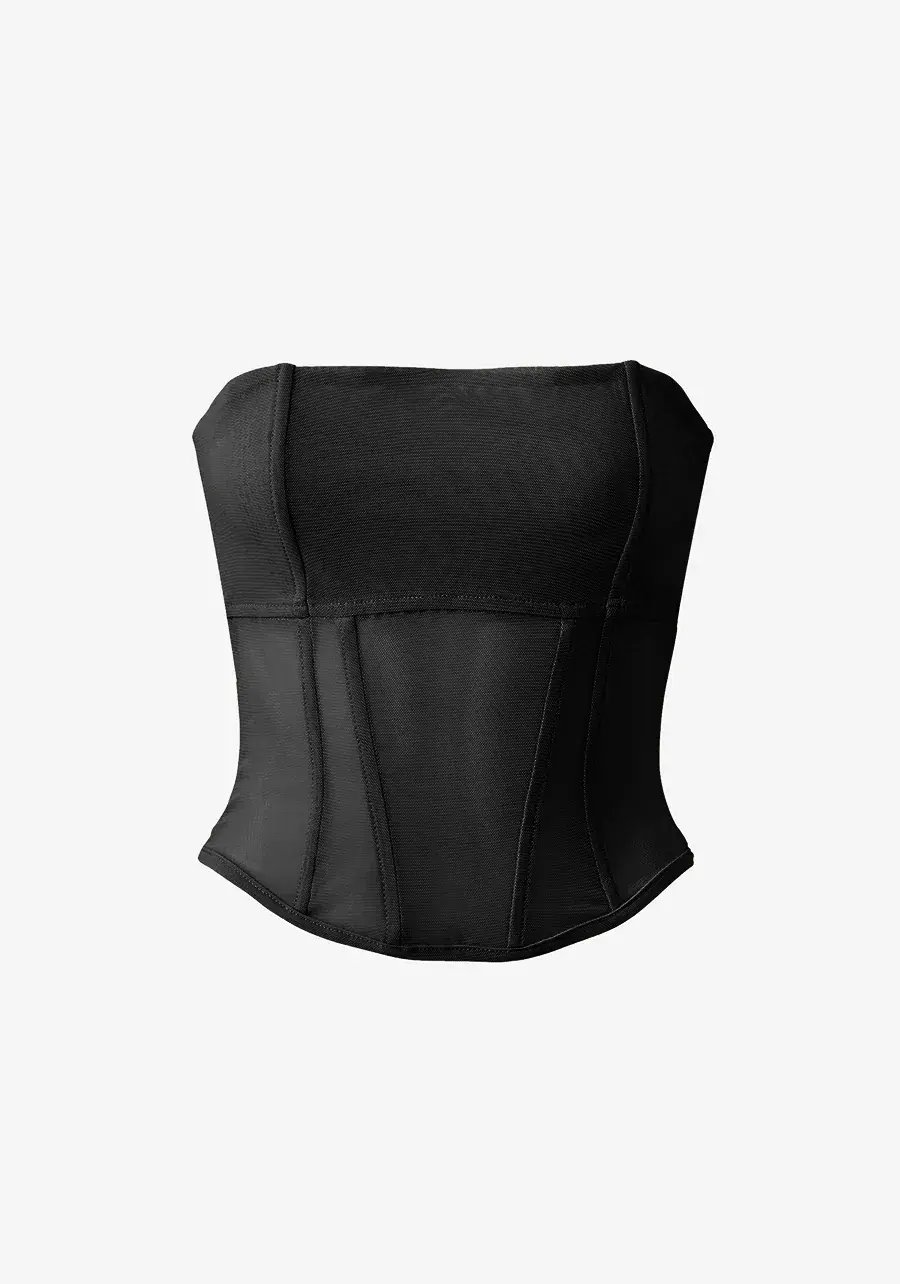 Viktoria and Woods Rome Bustier Corset Top in Black Size 1 / AU 8 photo 6