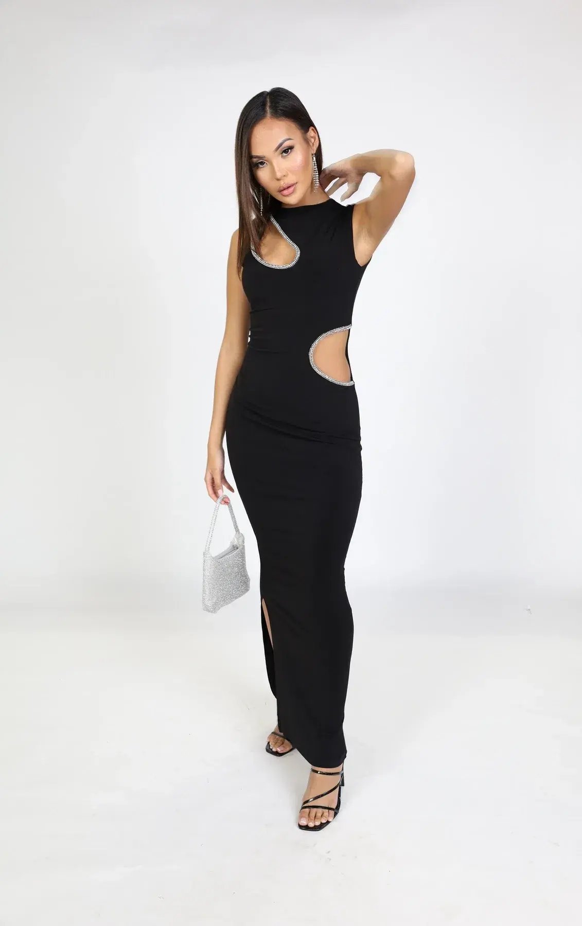 Ivona Skelo Vivia Dress Black Size L/ AU 12 photo 4