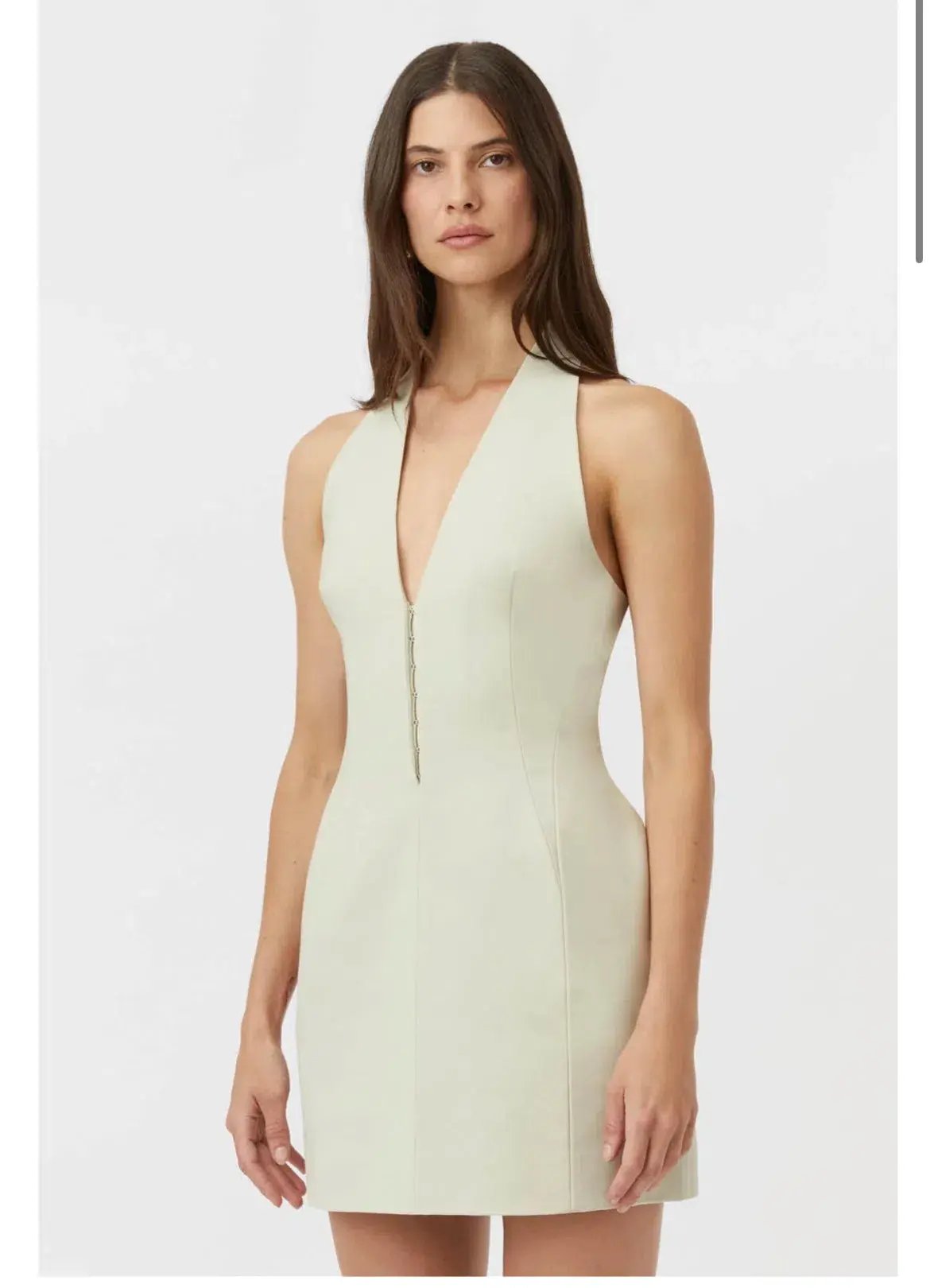 Camilla & Marc Petra Mini Dress Pale Pistachio Size 4 photo 3