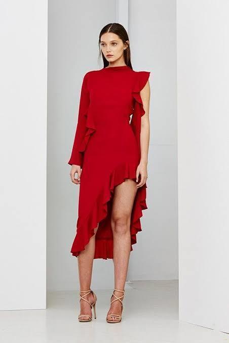 Maurie and Eve Sabine Dress Red size 10 photo 2