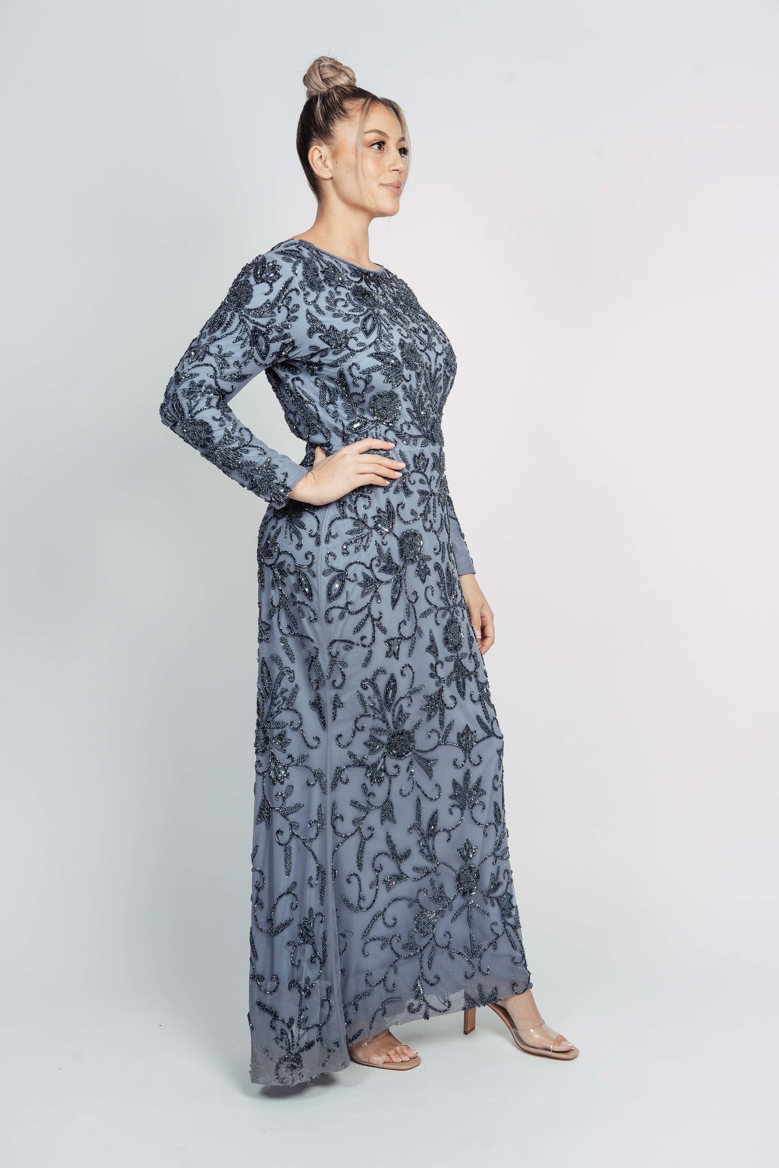ADELLA MAXI BY MY SECRET WARDROBE GREY photo 2