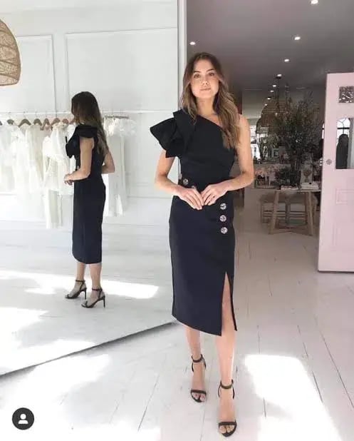 Acler Lynch Dress Black Size 8 photo 2