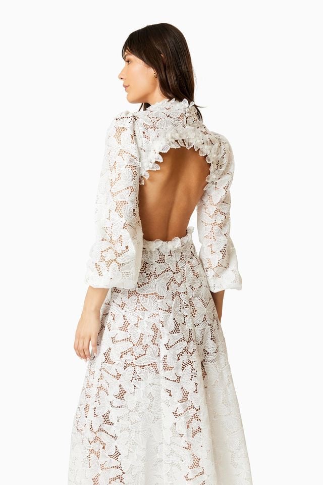 Elliatt Toulon Dress - Ivory photo 4