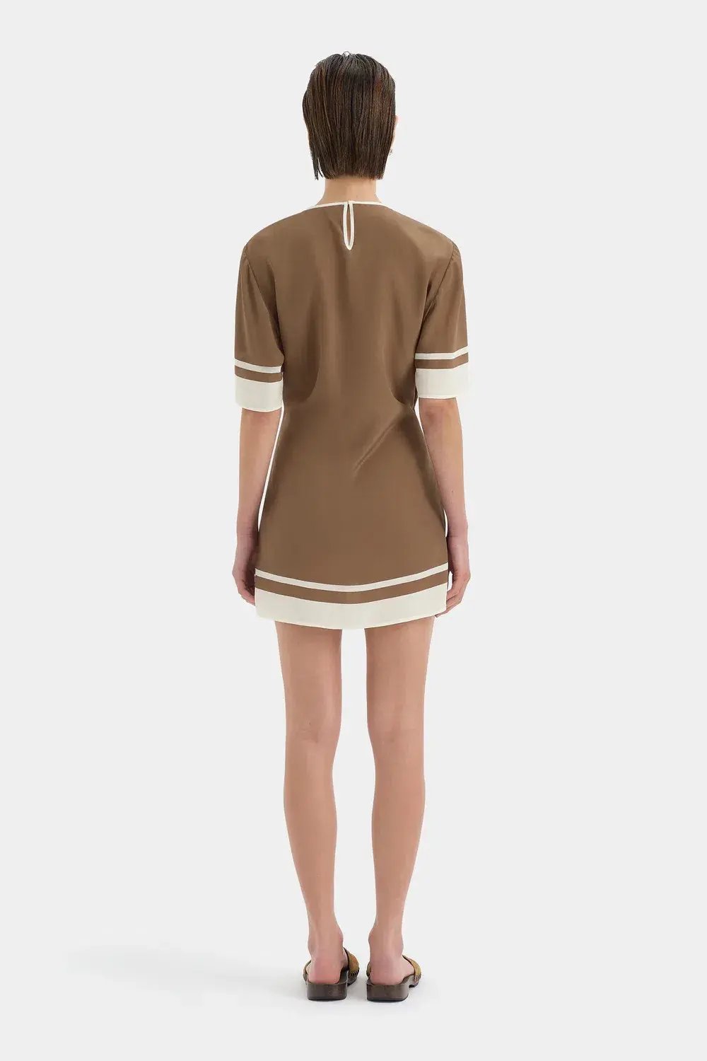 Sir the Label Almara Mini Dress Brown Size 12 photo 2