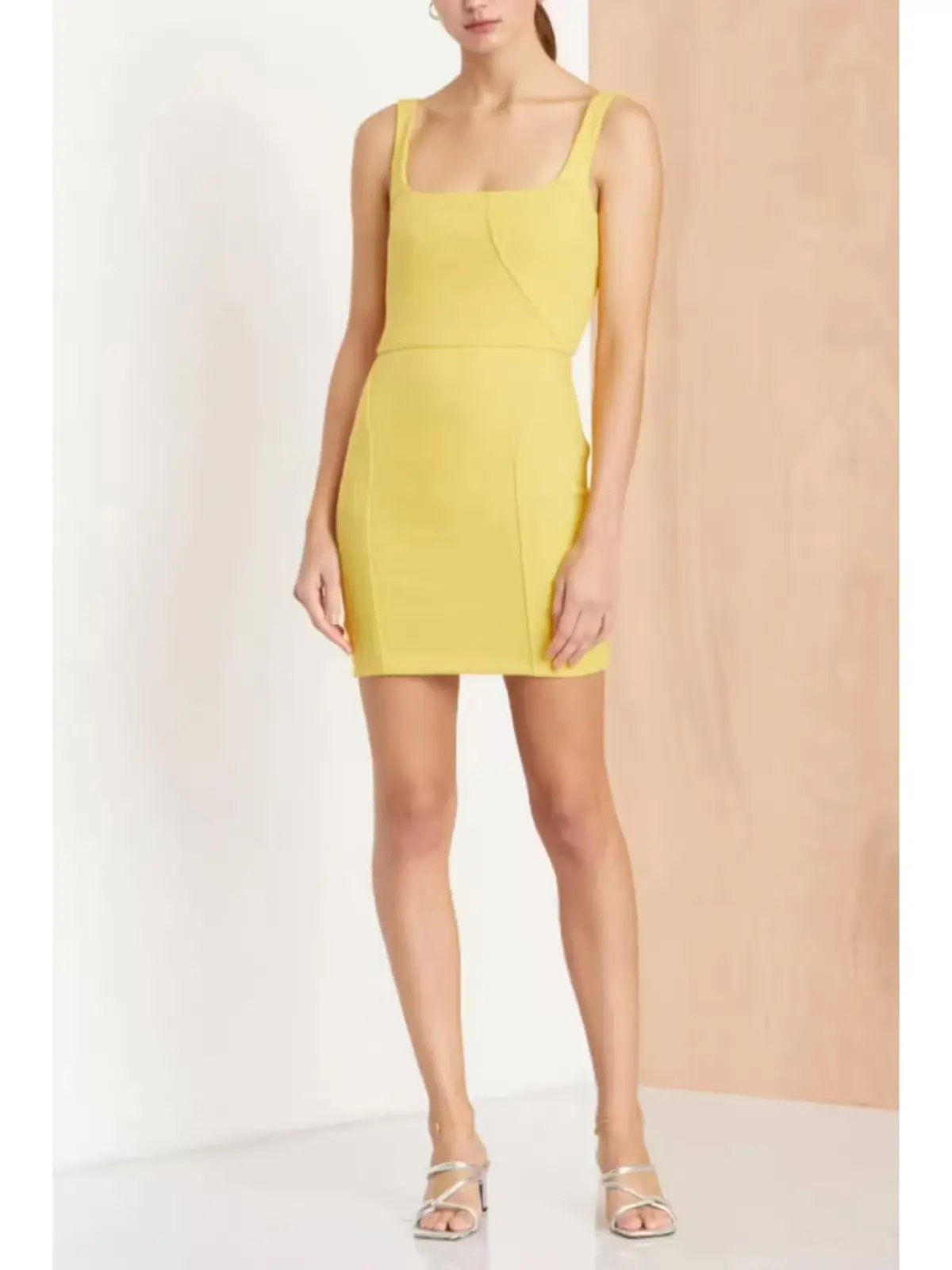 Bec & Bridge Clemence Mini Dress Yellow Size AU 6 photo 3