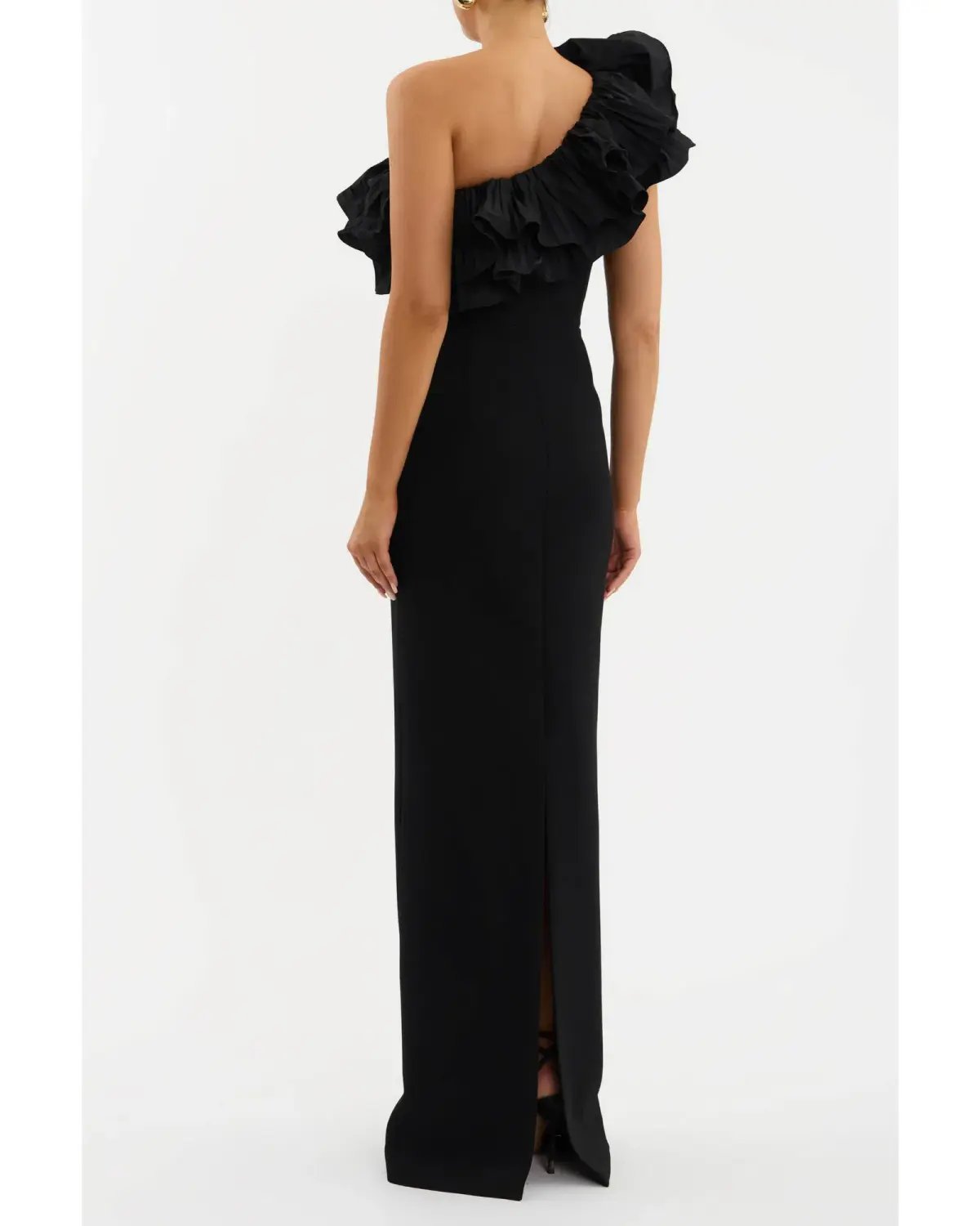 Rebecca Vallance Ella Gown in Black Size AU 12 photo 4