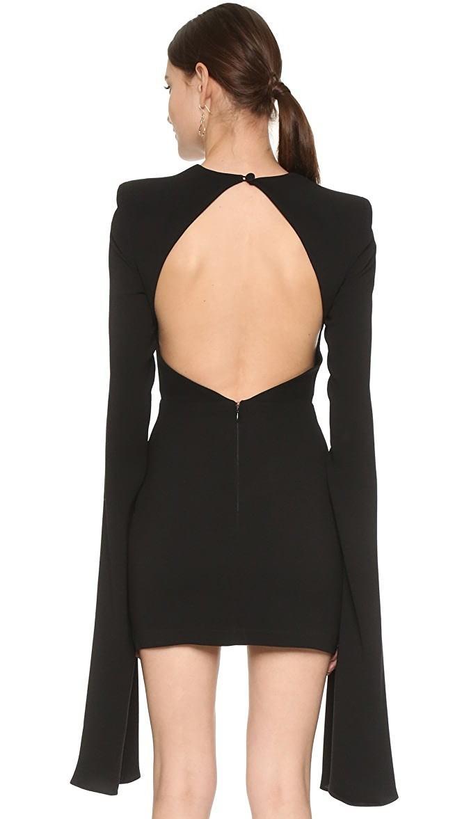 Alex Perry Jade Dress Black Size 8 photo 3