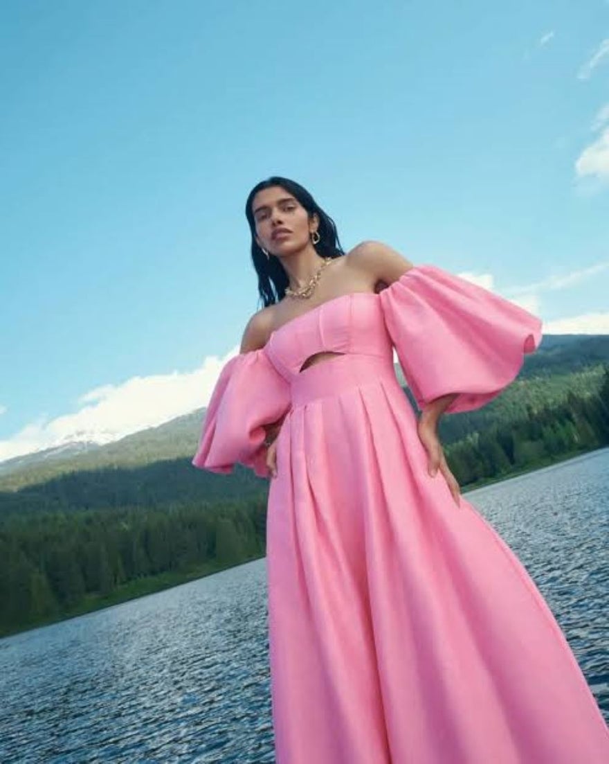 Aje Eugenie Off Shoulder Midi Dress photo 2