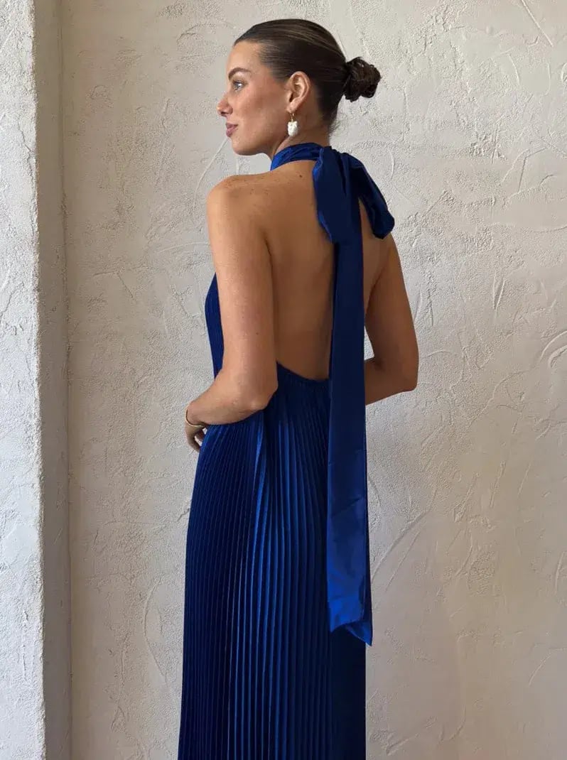 L'Idee Opera Gown in Regal Blue Size 10 / M photo 6