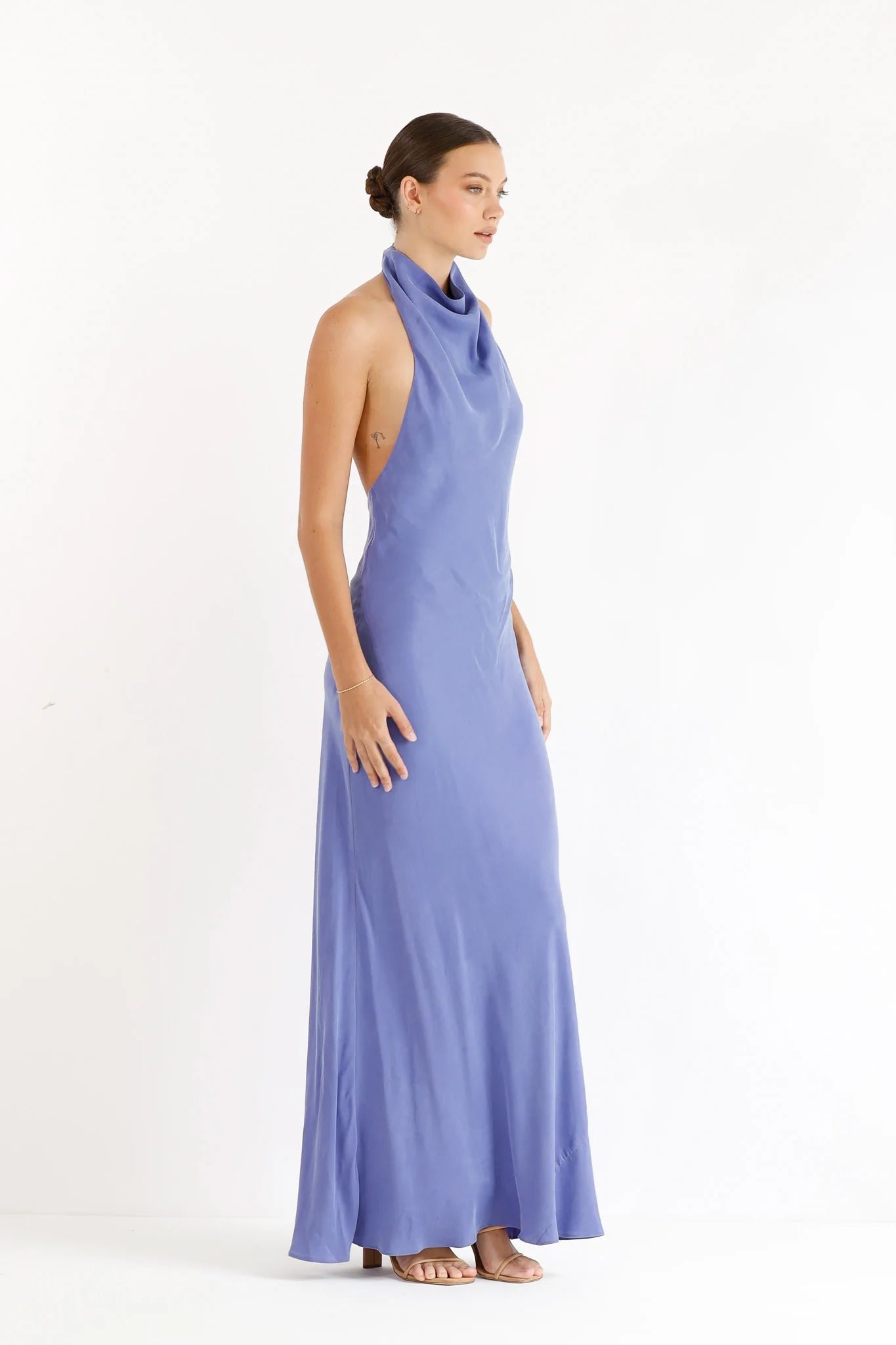 PASDUCHAS BY NIGHT MAXI DRESS - CORNFLOUR photo 4