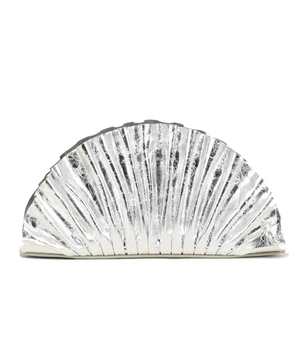 Cult Gaia Nala Fan Clutch Bag Silver photo 2