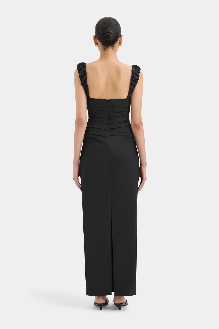 Sir The Label Azul Balconette Gown - Black photo 3