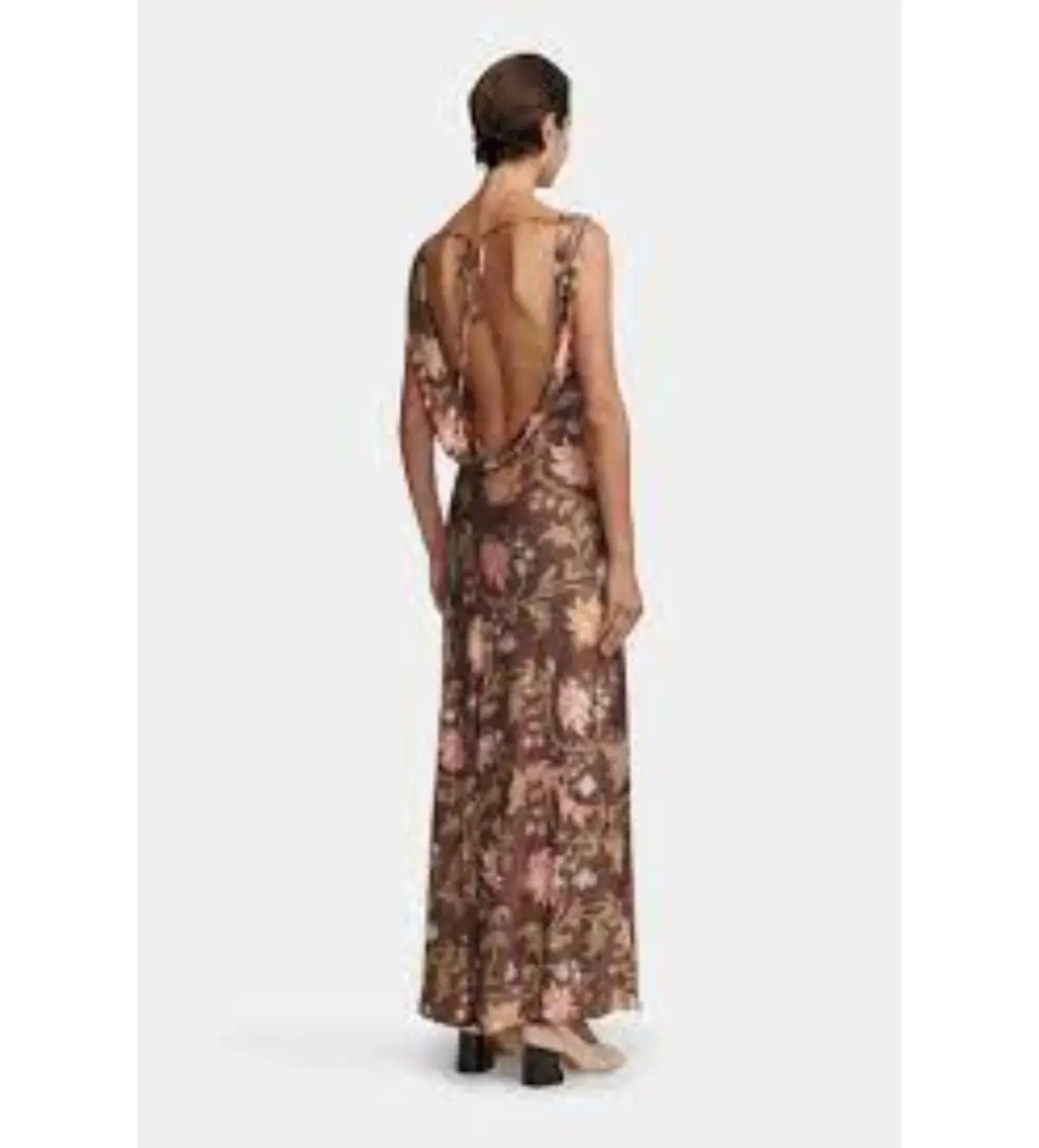 Hansen & Gretel Chloe dress in Carob Floral Size S/ AU 8 photo 3