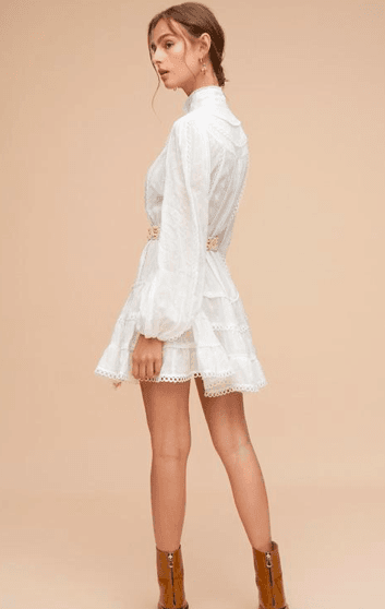 Tigerlily Hanae Mini Dress Ivory Size 10 photo 3