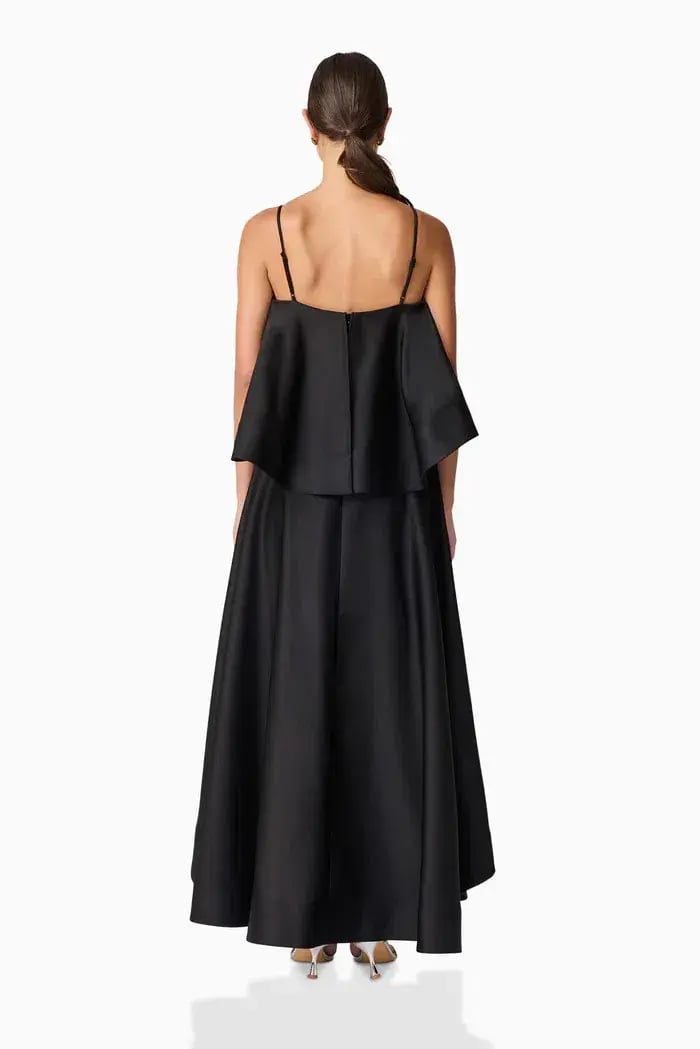 Elliat Reyna Tiered Maxi Dress in Black Size XS/AU 6 photo 3