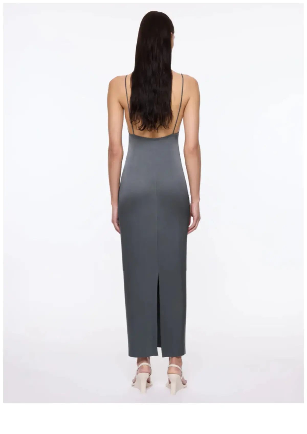 Paris Georgia Phoebe Slip Maxi Dress in Slate Size XS / AU 6 photo 3