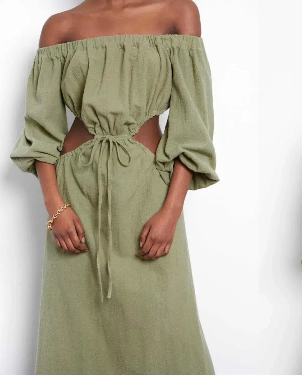 Avenue The Label Isadora Maxi Dress Green Size 10 / M photo 3