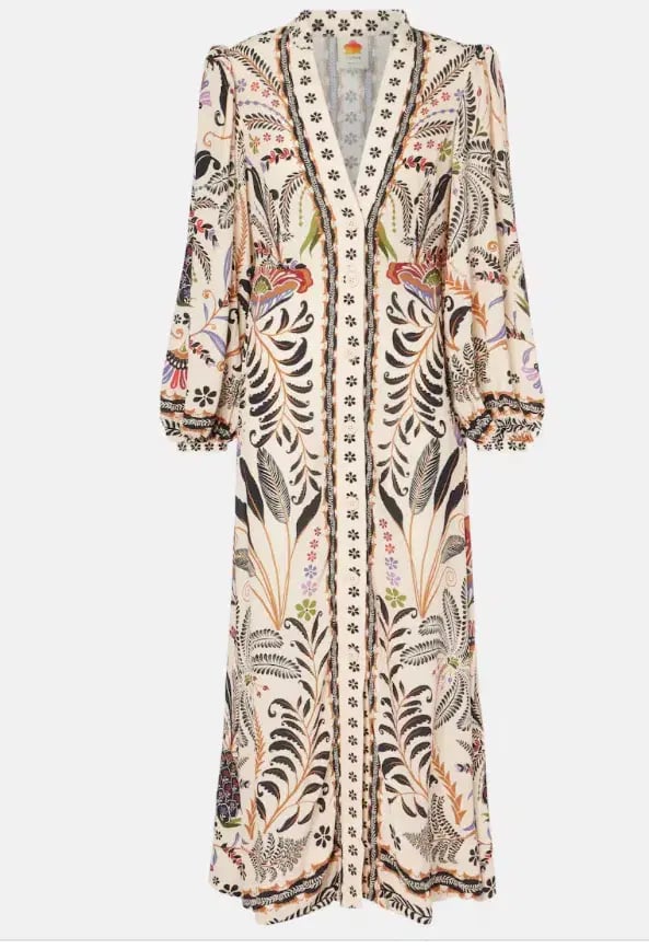 Farm Rio Classic Nature Midi Dress Print Size L / AU 12 photo 3