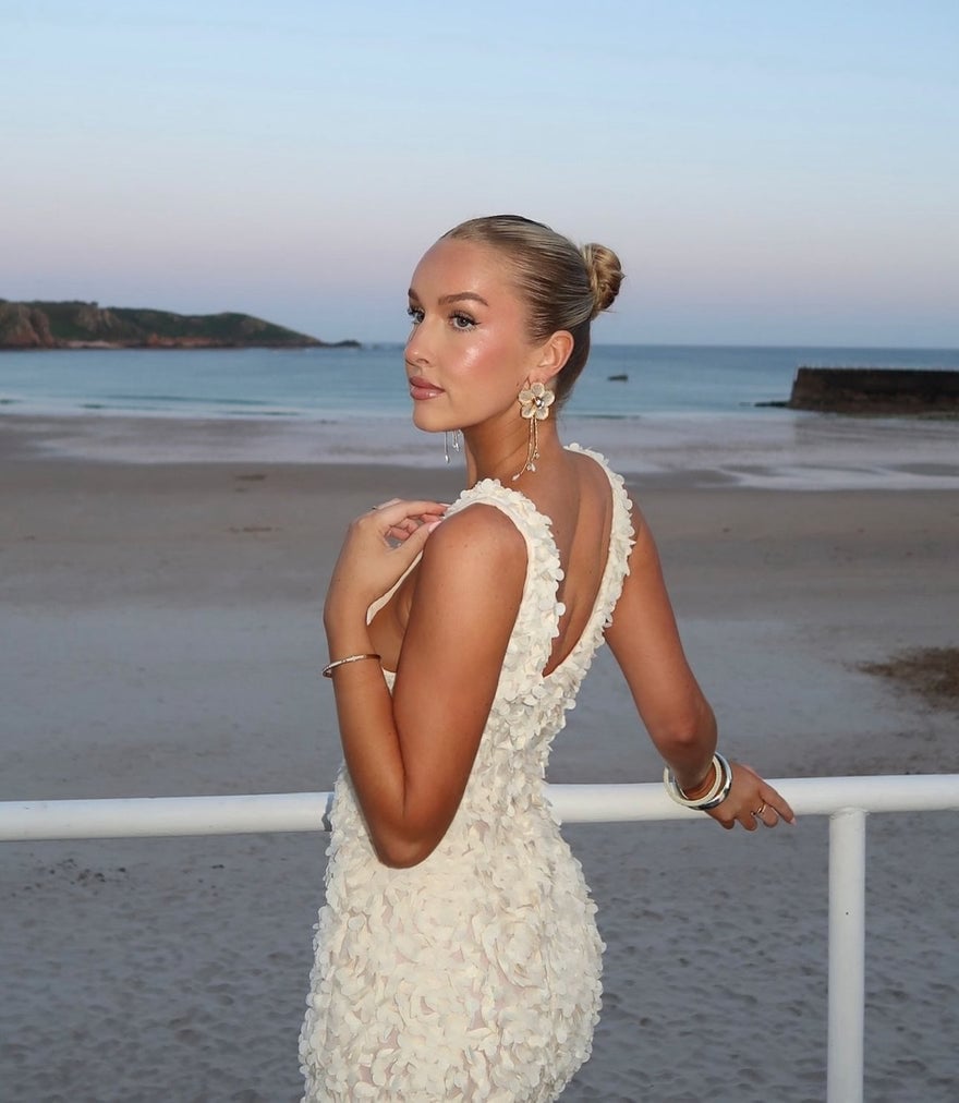 House of CB Carena Maxi In Ivory photo 2