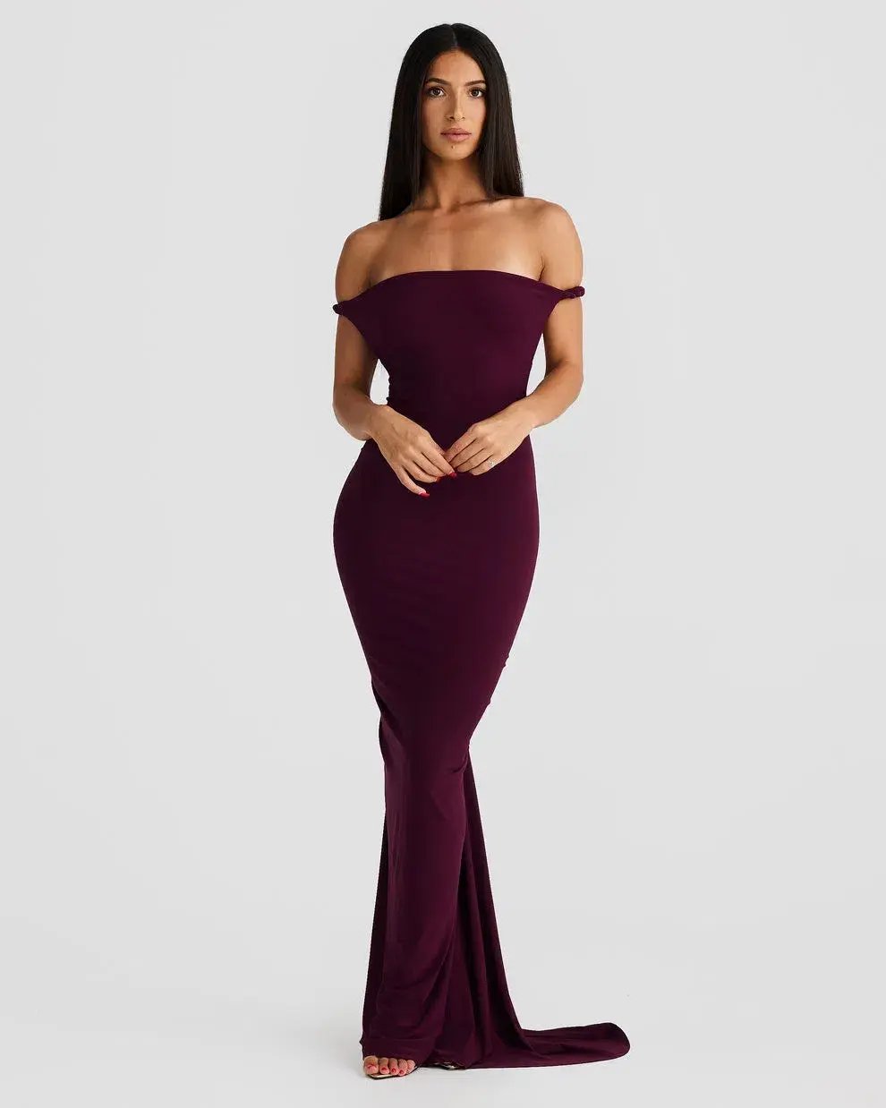 Melani The Label Maia Maxi Gown Mulberry  Size 6 photo 3
