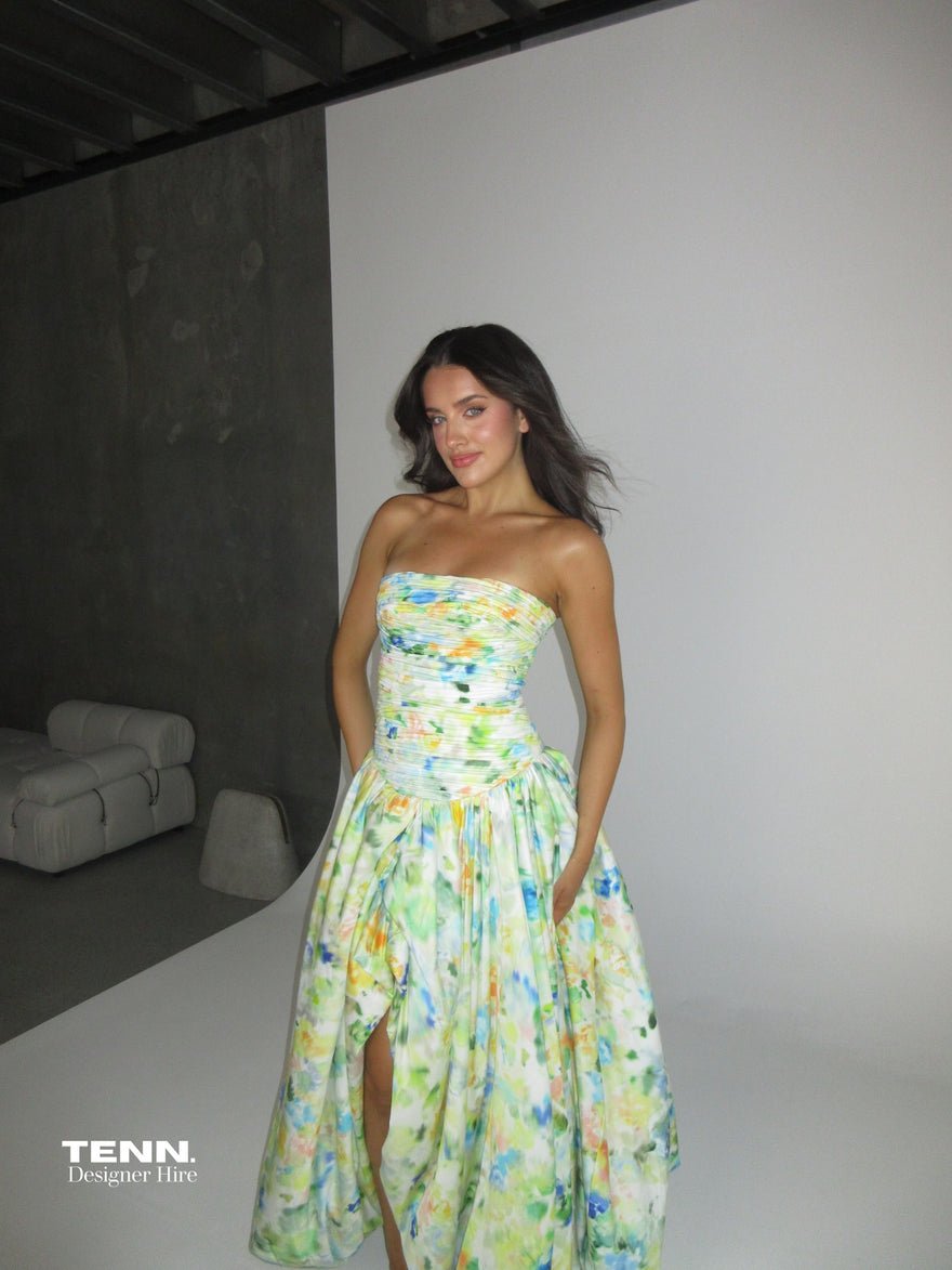 Aje Violette Bubble hem Maxi Dress - Floral Haze photo 2