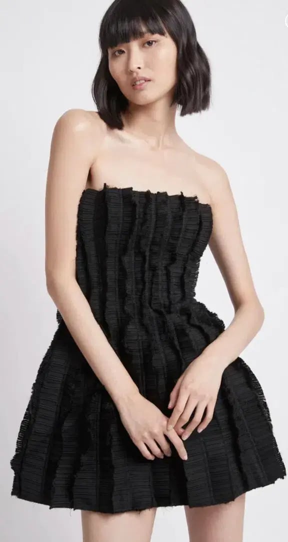 Aje Hybrid Sleeveless Mini Dress Black Size 8 photo 2