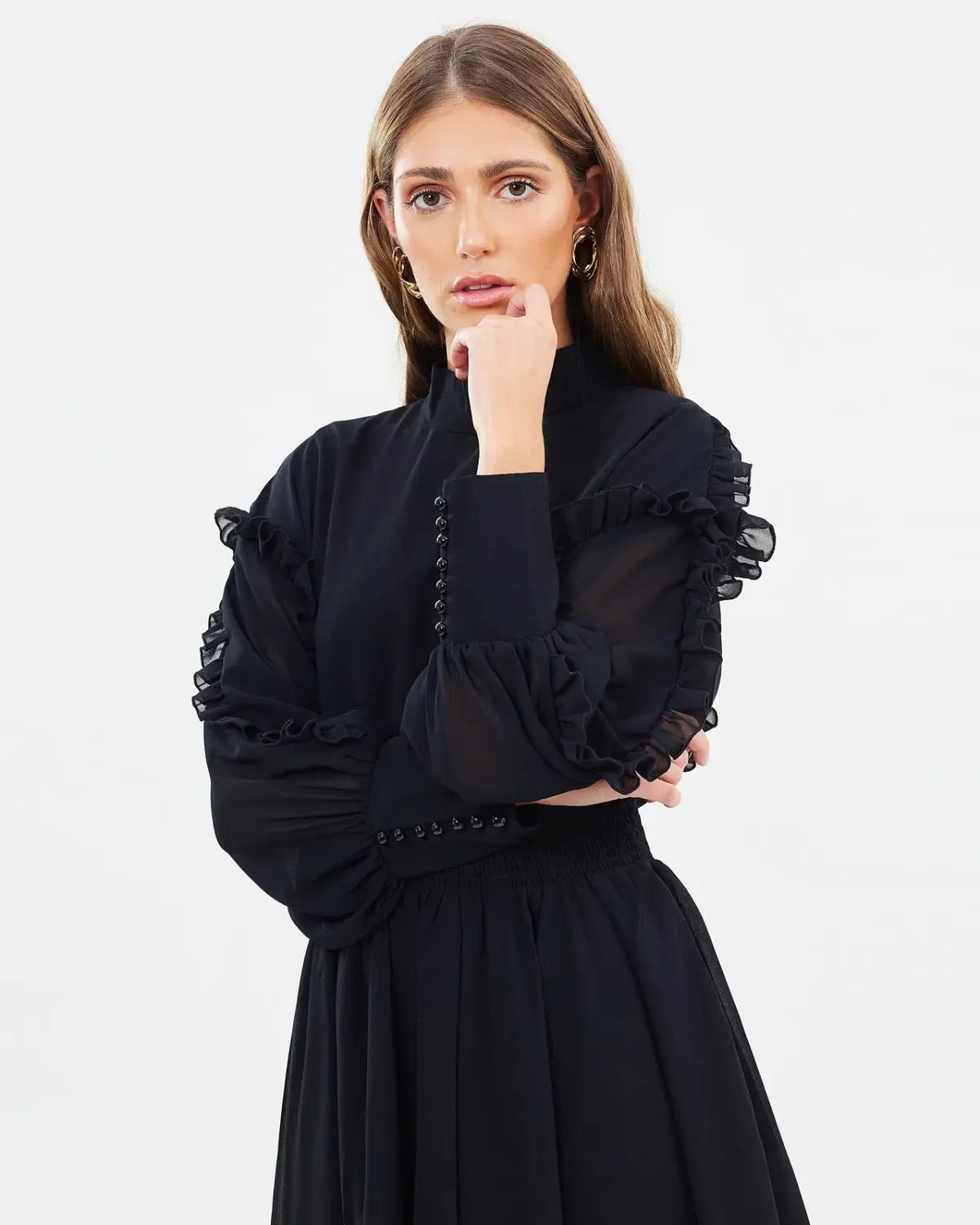 Mossman Nothing Ever Seen Before Dress Black Size AU 10 photo 5
