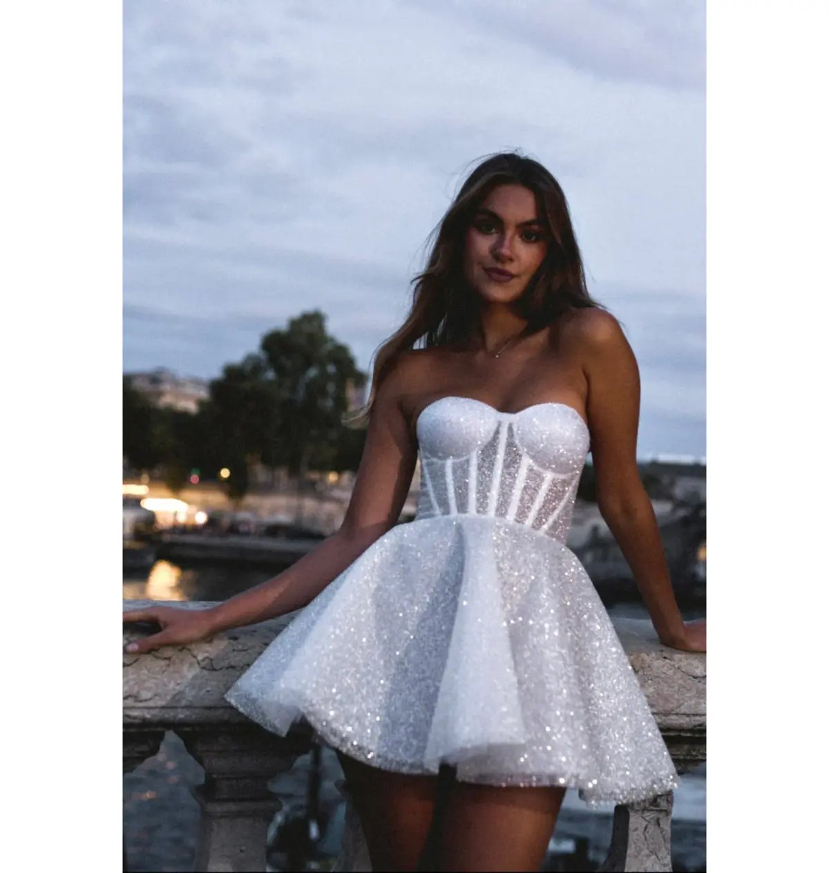 Rosie Etienne Emmelie Dress White Size XS / AU 6 photo 2