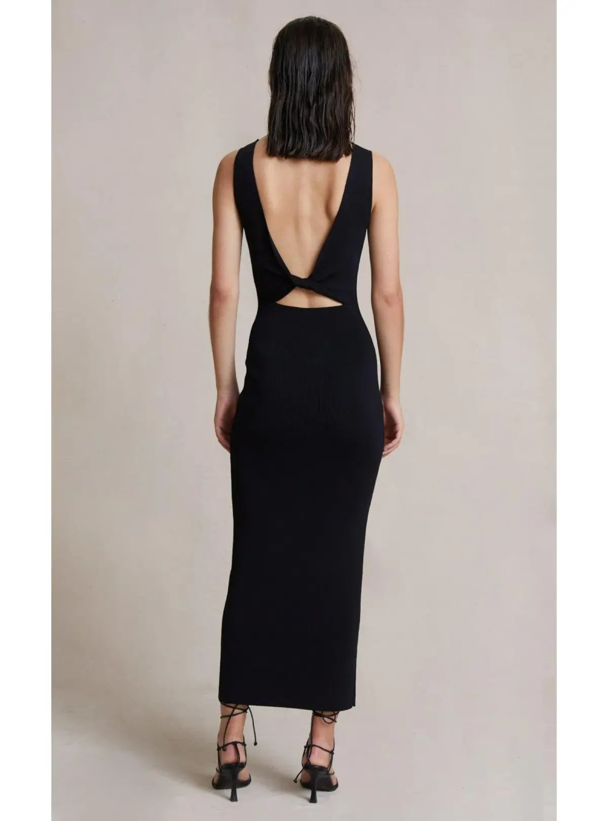 Bec & Bridge Sorbet Summer Midi Dress Black Size AU 8 photo 4