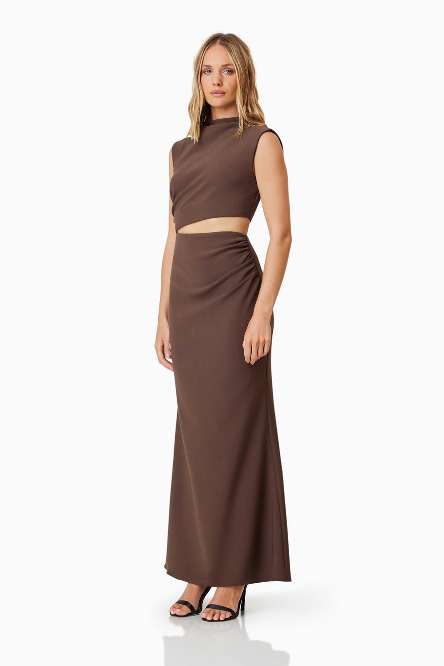 Elliatt Nola Gown - Brown photo 4