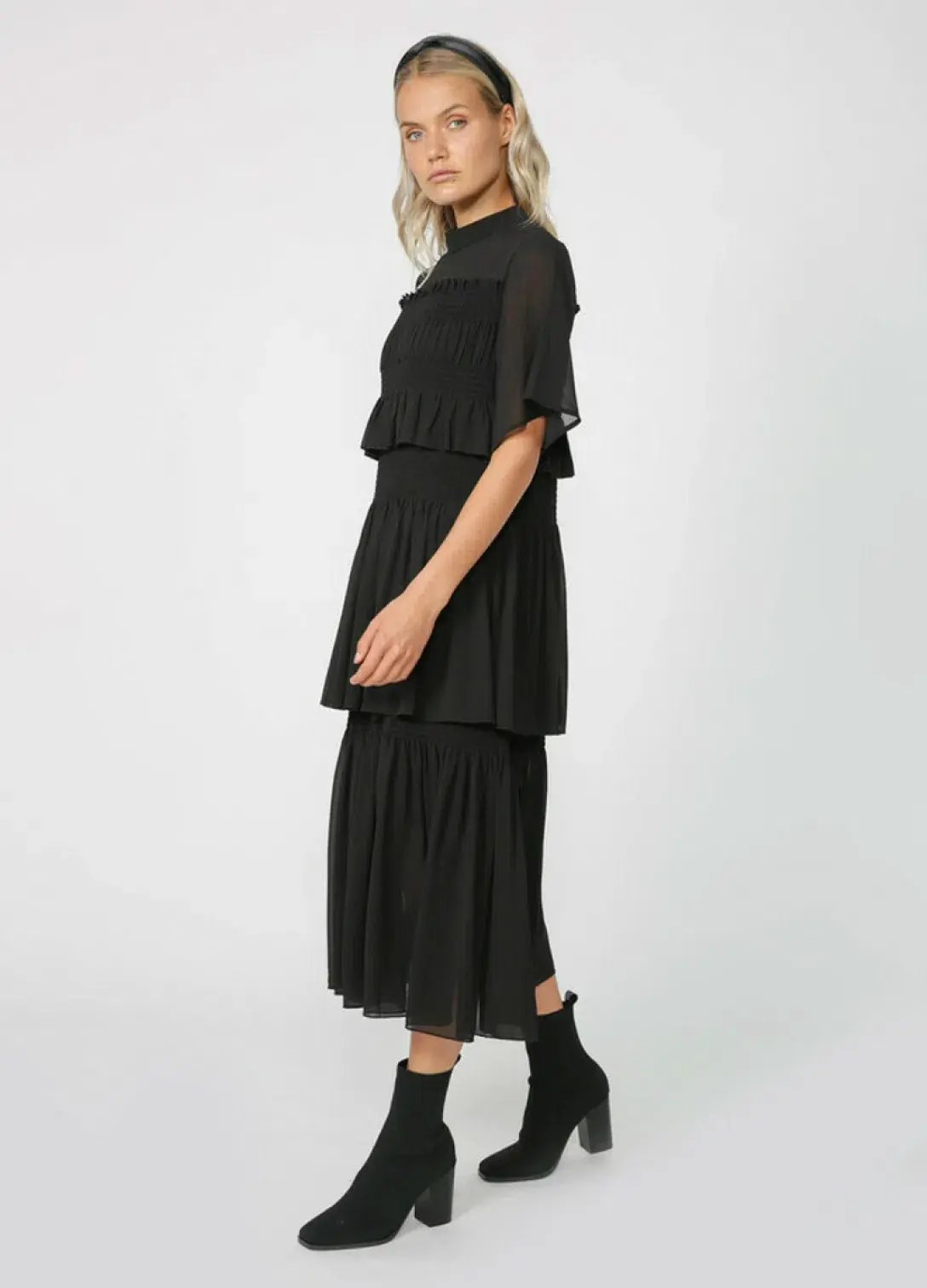 Moochi Fetch Midi Dress Black Size AU 6 photo 2