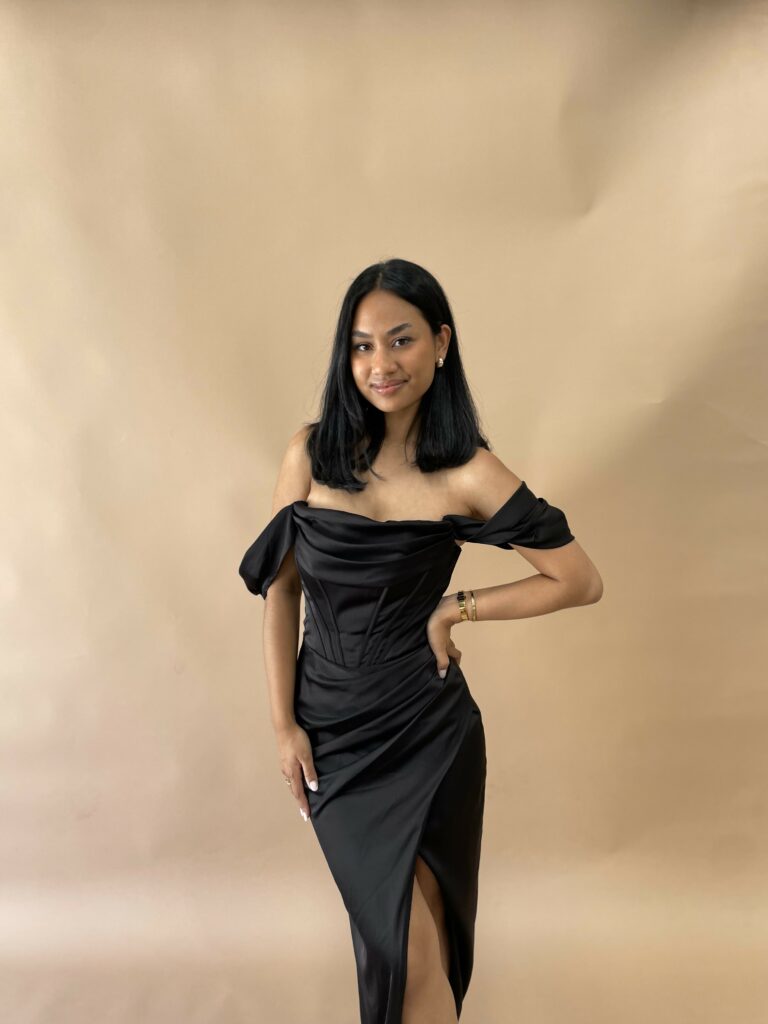 Tania Olsen Carmi Gown Black photo 3