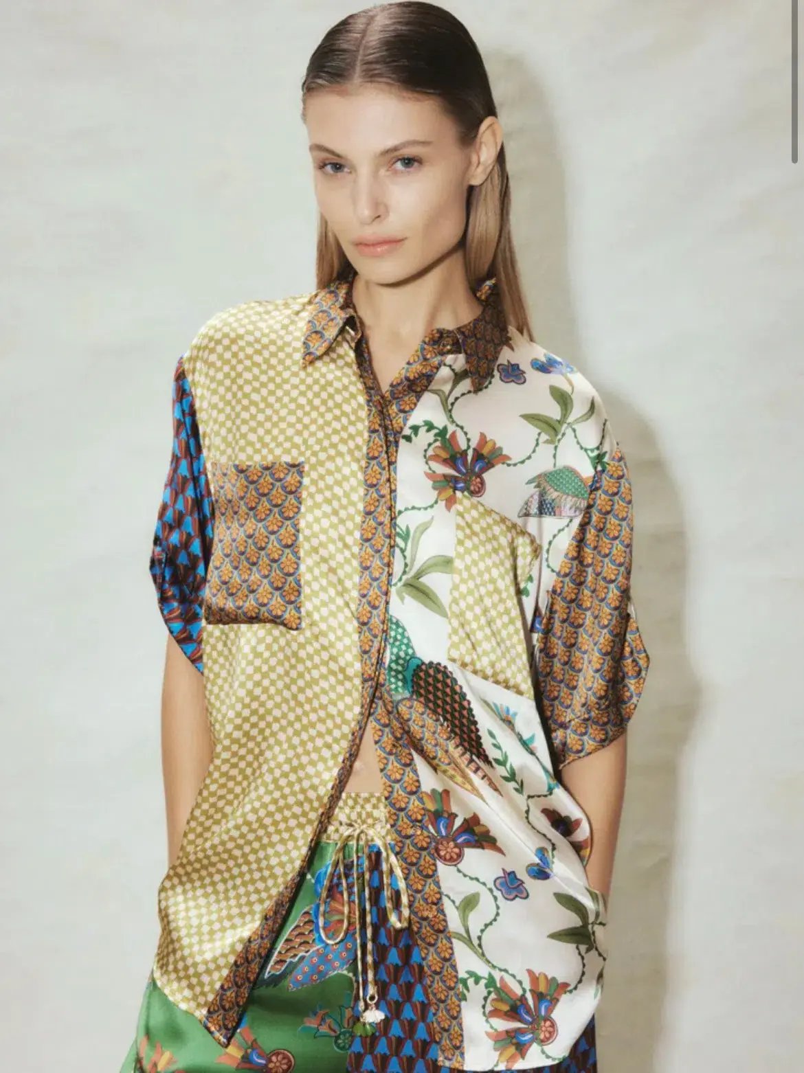 Alemais Birdie Shirt And Pant Set Multi Size AU 8 photo 2