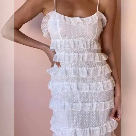 Hansen and Gretel Ophelia Dress in Ivory Size Small photo 3