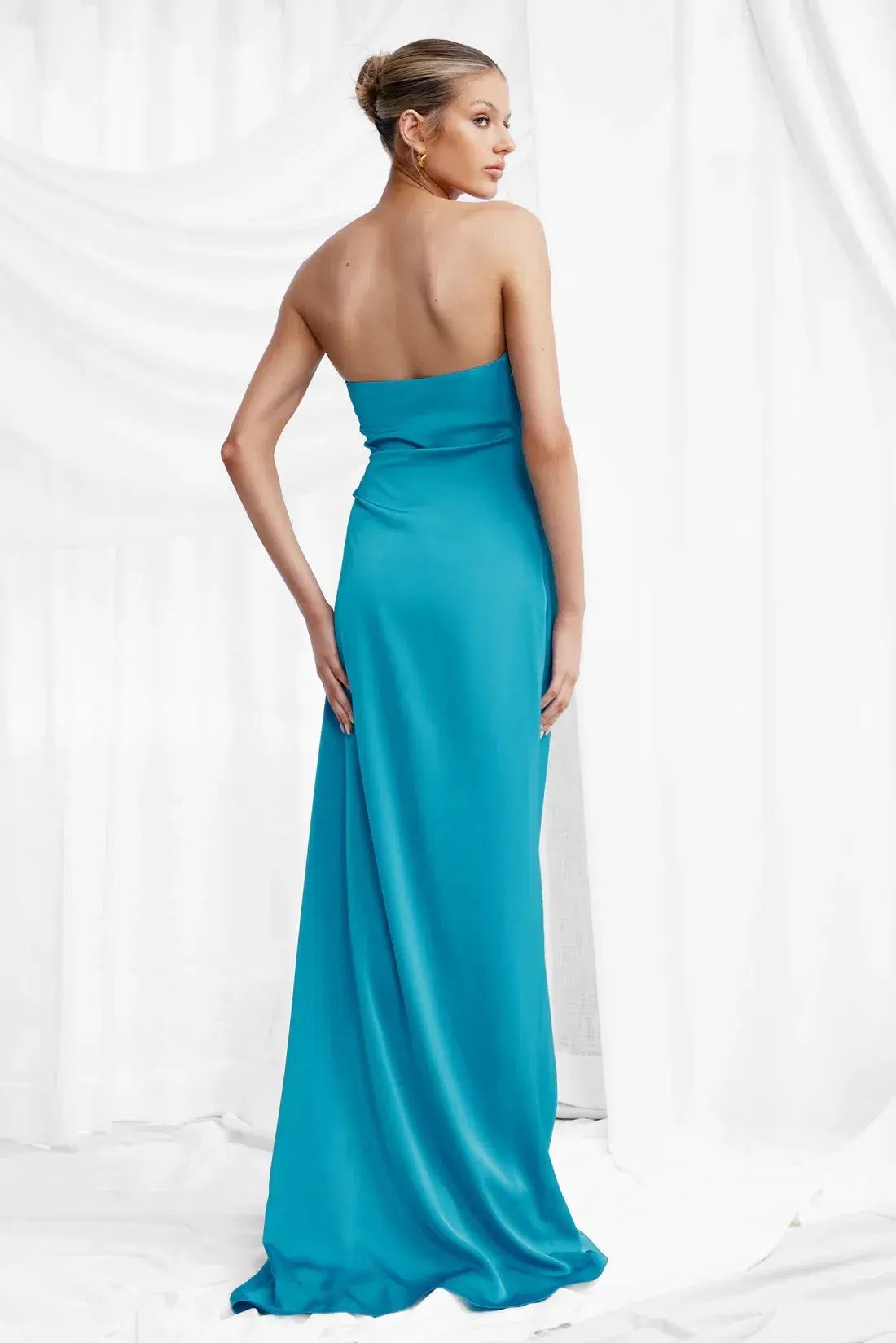 Lexi Alzira Dress Teal Blue Size AU 10 photo 3