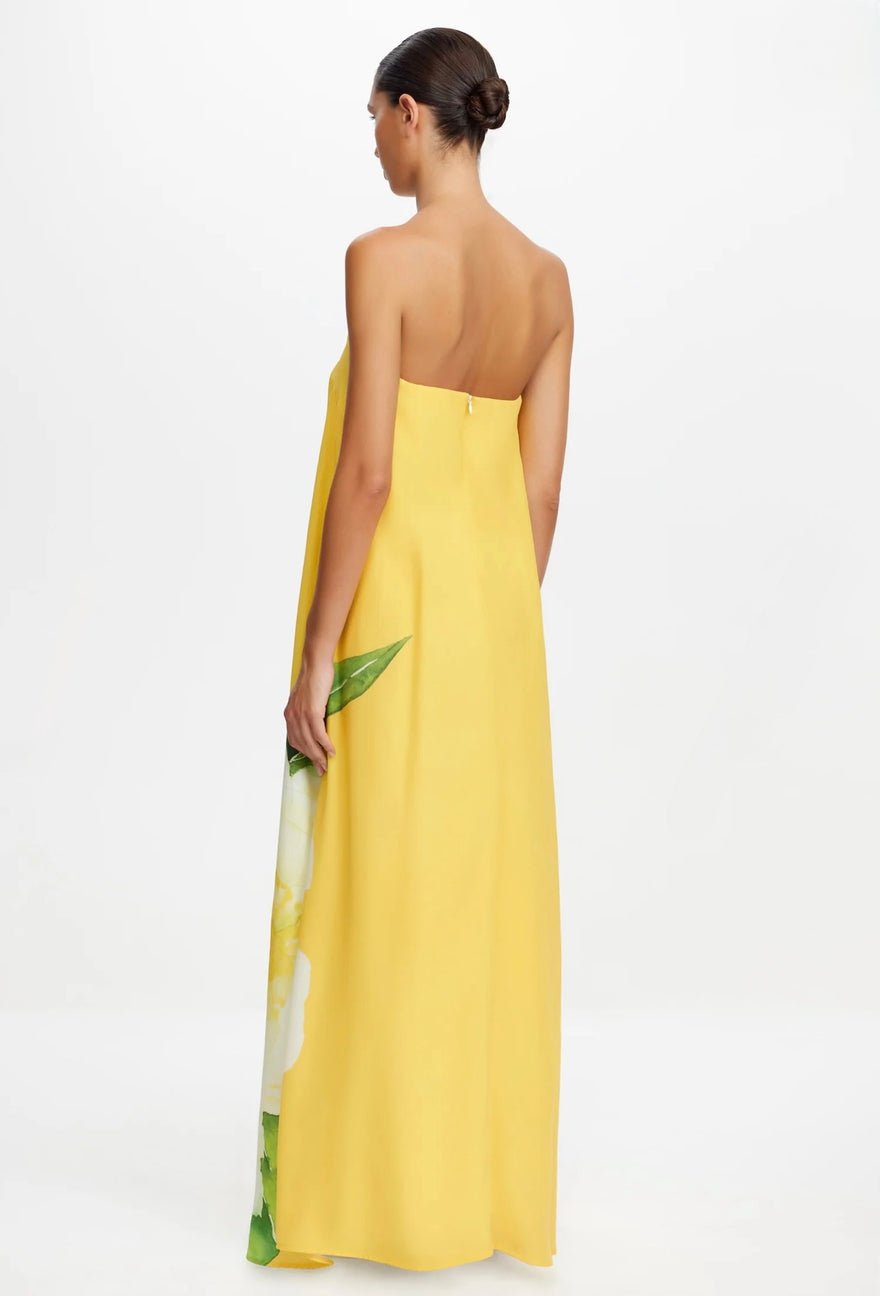 Acler Newmanny Maxi Dress, Yellow photo 2