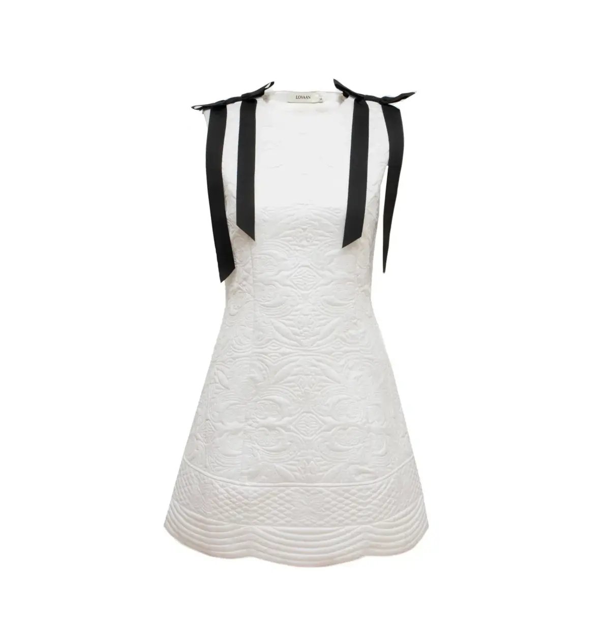 Lovaan Lena Mini Dress White Size AU 8 photo 5