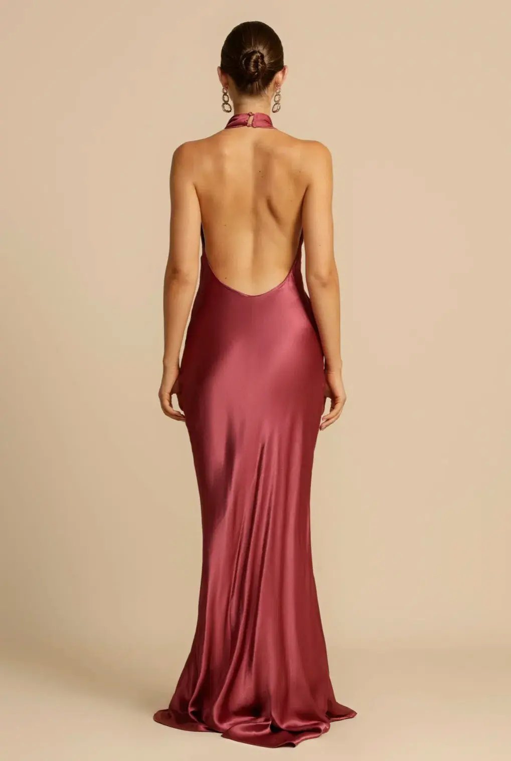 Arcina Ori Gaia Dress Burgundy Size XS Altered Shorter photo 6