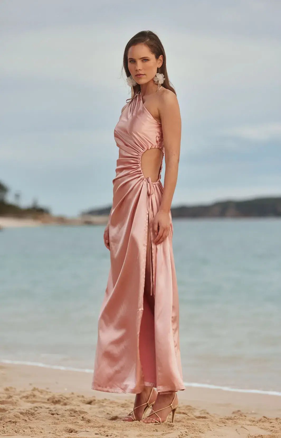 Sonya Moda Nour Blush Maxi Dress Blush Size 12 photo 2